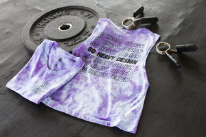 Playera TIE-DYE morada GHD